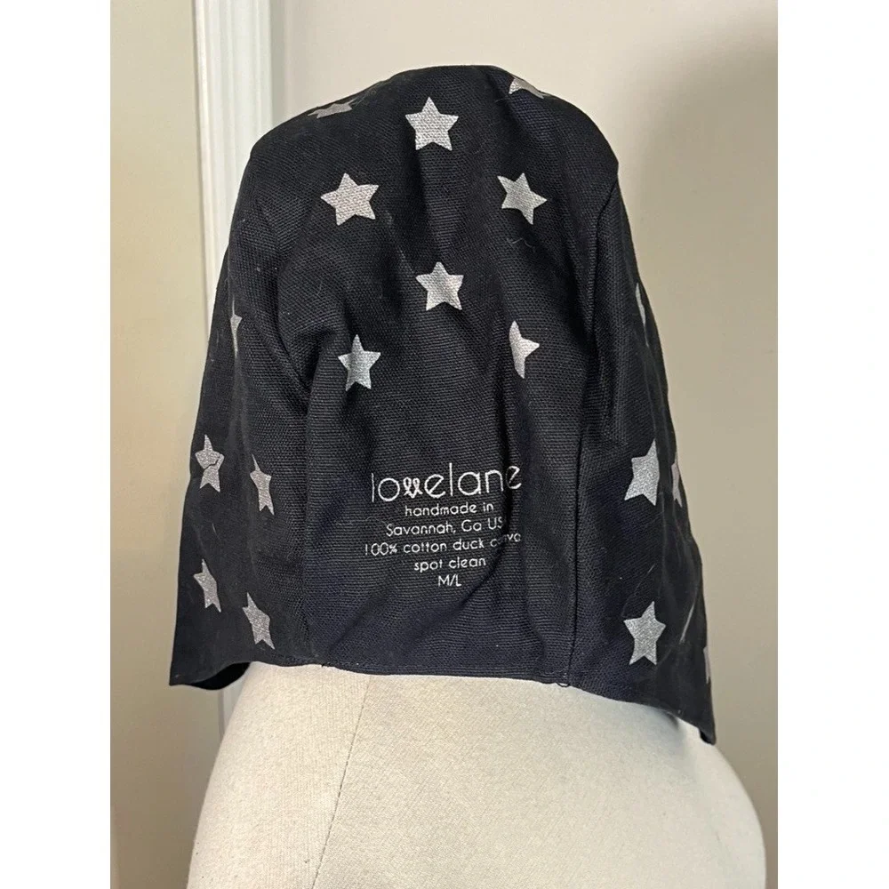 Love Lane Metallic Star Reversible Helmet Youth Black Theatre Costume School